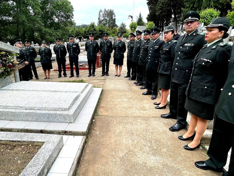 Gendarmería de La Araucanía conmemoró el Dia del Mártir Institucional