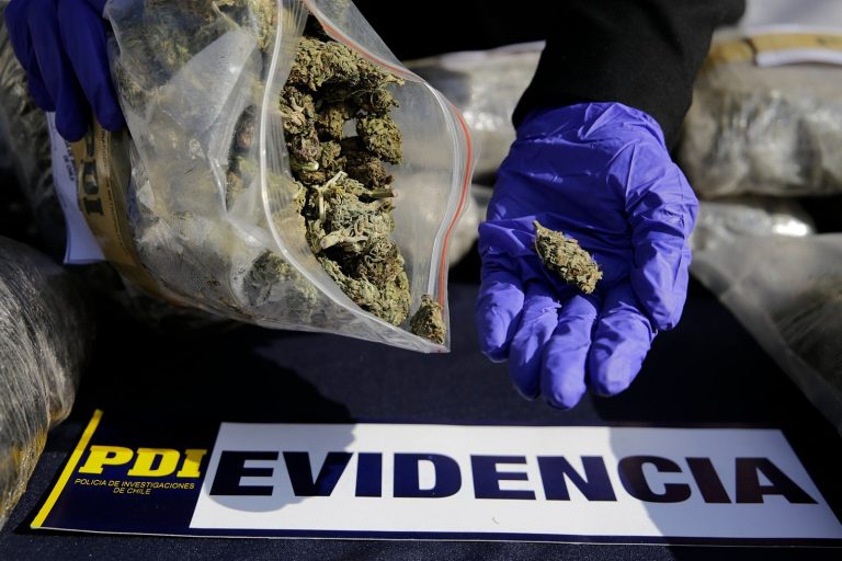 PDI Angol logra detener a individuo que traficaba droga en redes sociales y concretaba en las cercanías de terminal de buses.