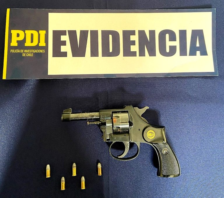 Investigación de la PDI en Angol permite recuperación de arma en infracción a la Ley de Control de Armas