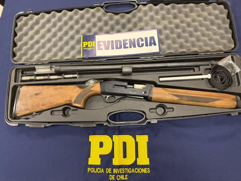 PDI recupera en Malleco un revolver y tres escopetas en operativos por infracción a la Ley de Armas