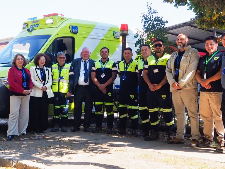 SAMU Malleco incorporó tres nuevas ambulancias a su flota