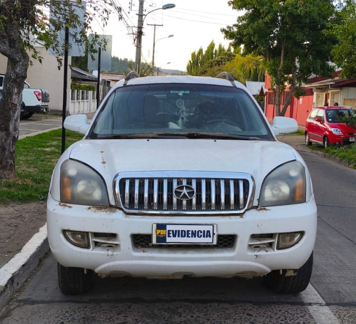 PDI Angol recupera vehículo con encargo vigente por robo