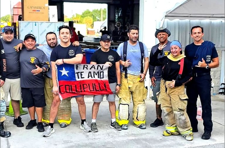 Voluntarios de Bomberos de Collipulli regresaron a su ciudad