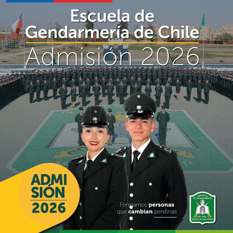 ABIERTO PROCESO DE ADMISIÓN PARA GENDARMES ALUMNOS 2026 EN LA ARAUCANÍA