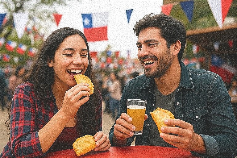 Brindis, cueca y empanadas: Cómo explicarle a un extranjero lo que son las Fiestas Patrias en Chile