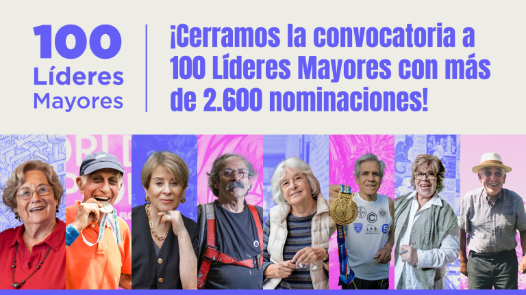 100 Líderes Mayores 2025: 2.600 postulaciones llegaron desde todo el país