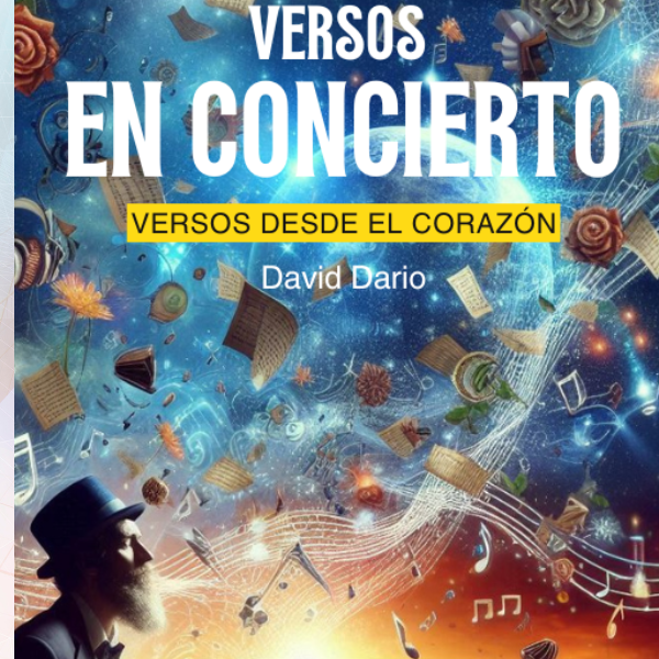 «Versos en Concierto», el primer libro del poeta David Dario