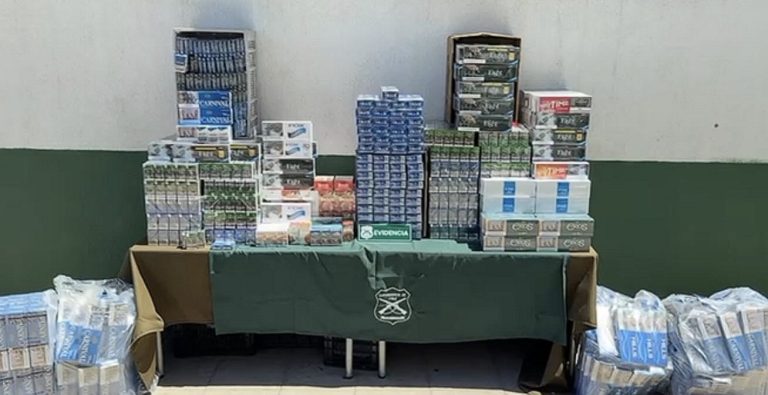 Detienen a clan familiar dedicado al contrabando de cigarrillos en Loncura