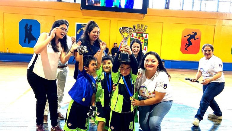 Escuela Nahuelbuta ganó Campeonato de Futbolito Escolar Parvulario