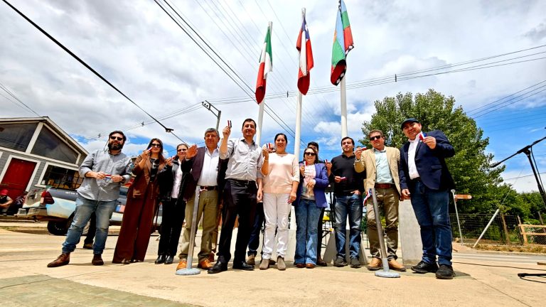 Capitán Pastene cumple un antiguo anhelo e inaugura del proyecto de mejoramiento de espacio público de acceso a la población Villa Verde de esta localidad