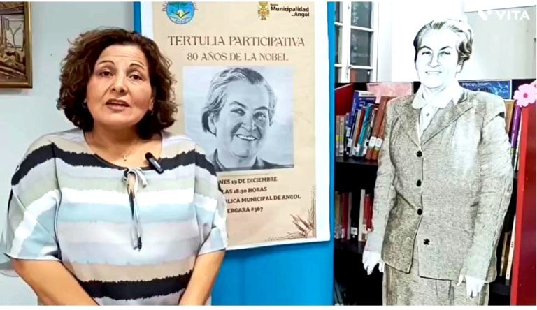 Angol conmemoró los 80 años del Nobel de Gabriela Mistral con emotiva tertulia cultural