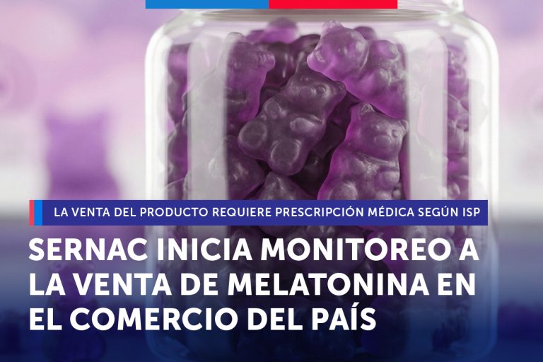SERNAC INICIA MONITOREO A LA VENTA DE MELATONINA EN EL COMERCIO DEL PAÍS