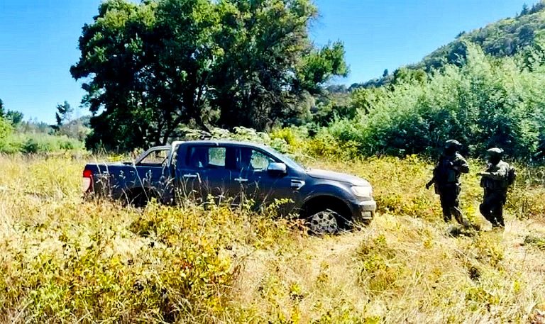 En tiempo récord Carabineros COP recuperó tres camionetas robadas en Malleco