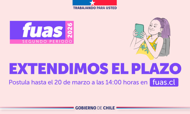 Últimos días para postular a beneficios estudiantiles en educación superior 2026