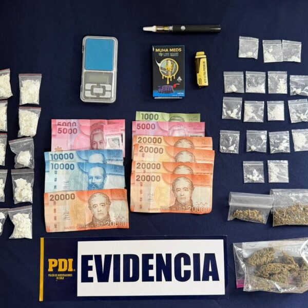 PDI DETUVO A SUJETO POR MICROTRÁFICO DE DROGAS EN TRAIGUÉN Y PURÉN