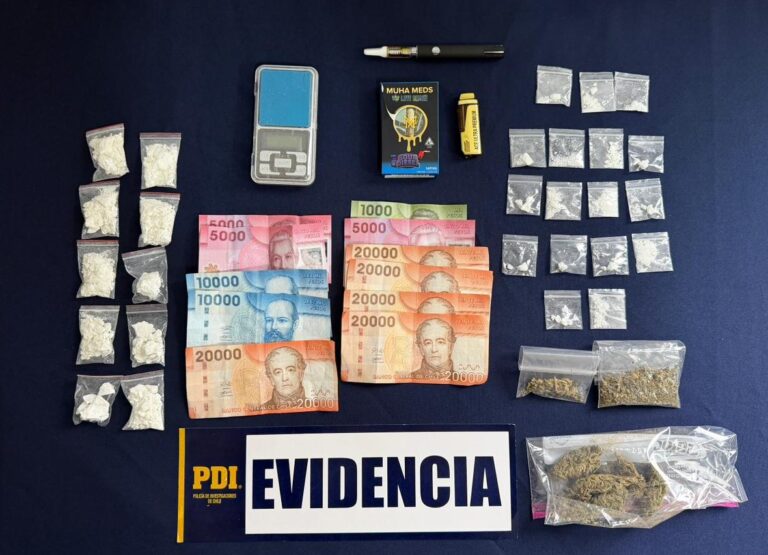 PDI DETUVO A SUJETO POR MICROTRÁFICO DE DROGAS EN TRAIGUÉN Y PURÉN