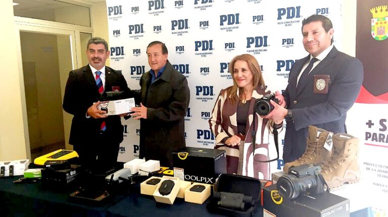 PDI Angol recibe equipamiento de última generación de parte del municipio y el Gobierno Regional