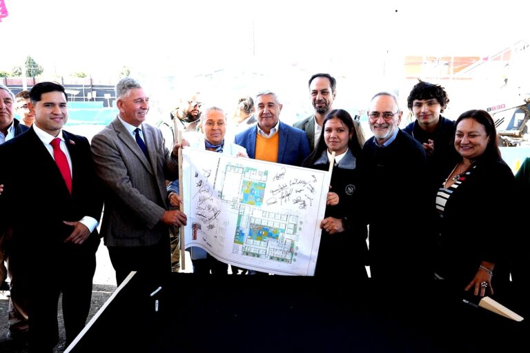 Renaico inicia histórica transformación educativa con la colocación de la primera piedra del nuevo Liceo Domingo Santa María
