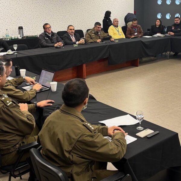 Autoridades provinciales participaron en sesión STOP trimestral junto a Carabineros de Chile