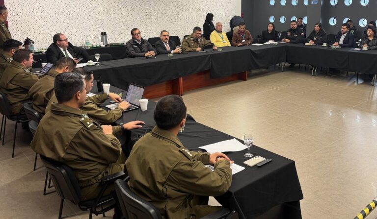Autoridades provinciales participaron en sesión STOP trimestral junto a Carabineros de Chile