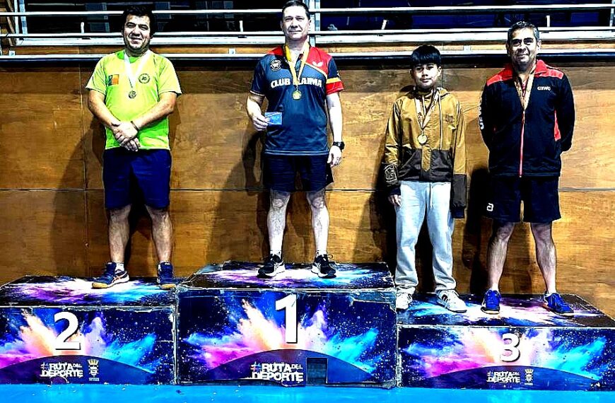 El Tenis de Mesa de Collipulli Brilla en Los Ángeles: Reyes y Mardones en el Podio