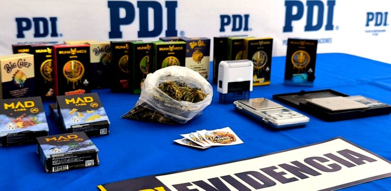 Angol: PDI detuvo a dos adultos,  un hombre y una mujer por microtráfico de drogas