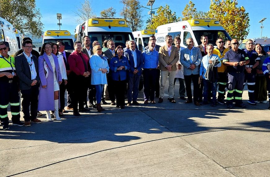 Comunas de Malleco recibieron once nuevas ambulancias