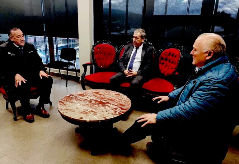 senador Miguel Ángel Becker Realizó visita protocolar al alcalde de Angol