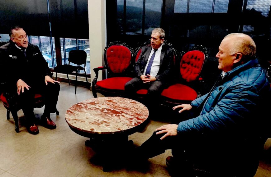 senador Miguel Ángel Becker Realizó visita protocolar al alcalde de Angol