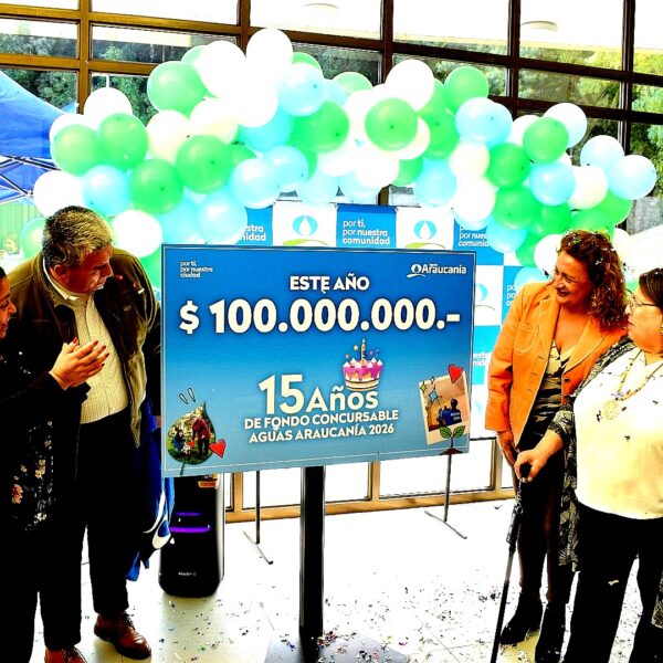 Aguas Araucanía cierra esta semana postulaciones a su fondo concursable