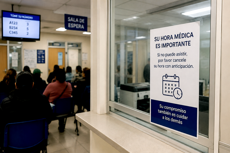 Ausentismo de pacientes a sus citas genera la pérdida de más de 1.250 horas médicas en Salud Primaria de Angol