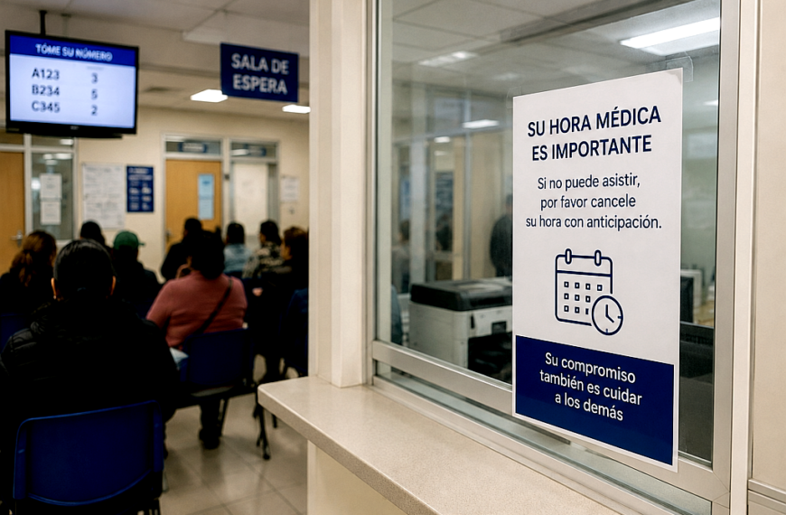 Ausentismo de pacientes a sus citas genera la pérdida de más de 1.250 horas médicas en Salud Primaria de Angol
