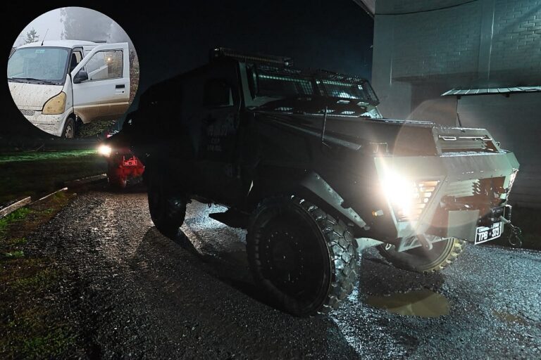 Carabineros en Malleco: Operativo deja a cuatro detenidos y dos vehículos recuperados