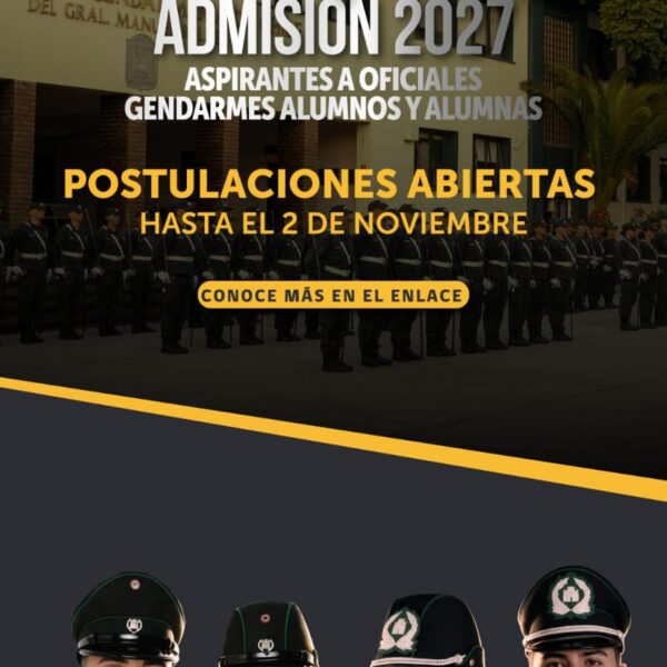 GENDARMERÍA DE CHILE INICIA PROCESO DE ADMISIÓN 2027 EN LA ARAUCANÍA